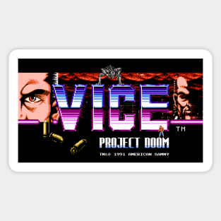 Title Screams: Vice Project Doom Sticker